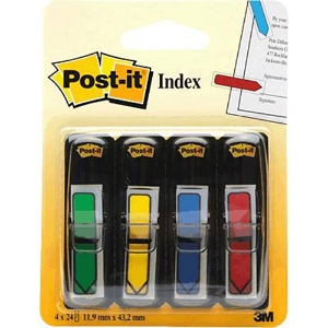 Picture of INDEX ADERENTE POST-IT 684-ARR3/ARR4 "SETAS" (BLISTER 4 X 24F)
