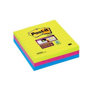 Picture of PACK 3 BLOCOS NOTAS ADERENTES POST-IT 100X100MM NEON 675-3SSMX