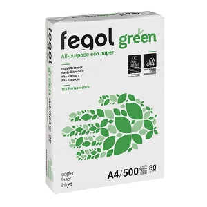 Picture of RESMA PAPEL FOTOCÓPIA A4 80GR FEGOL GREEN BRANCO