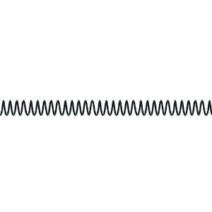 Picture of ARGOLA ESPIRAL METAL 5.1 16MM PRETA FEGOL 153-16M