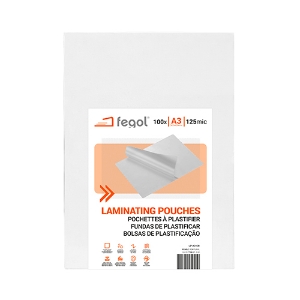 Picture of BOLSA PLASTIFICAR A3 303X426MM 125MIC FEGOL