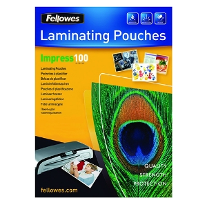 Picture of BOLSA PLASTIFICAR A4 216X303MM 100MIC FELLOWES 5351111
