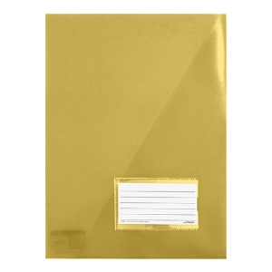 Picture of BOLSA ARQUIVO COM TRIÂNGULO FEGOL 21A A4 COM VISOR AMARELO TRANSLÚCIDO