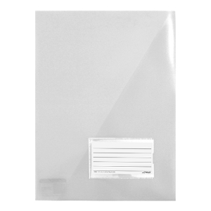 Picture of BOLSA ARQUIVO COM TRIÂNGULO FEGOL 21A A4 COM VISOR BRANCO TRANSLÚCIDO