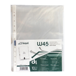 Picture of PACK 10 BOLSAS CATÁLOGO A4 80MICRONS PP FEGOL (W45/10)