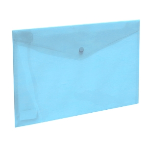 Picture of BOLSA TIPO ENVELOPE A4 COM MOLA FEGOL E105 TURQUESA PASTEL