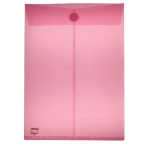 Picture of BOLSA TIPO SACO A4 90046 COM FECHO VELCRO VERMELHA