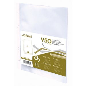 Picture of  PACK 10 BOLSAS CATÁLOGO A5 100MICRONS FEGOL (Y50/10)
