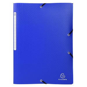 Picture of CAPA C/ELASTICOS PP A4 EXACOMPTA AZUL (55812E)