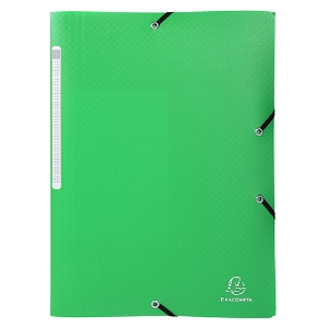 Picture of CAPA C/ELASTICOS PP A4 EXACOMPTA VERDE (55813E)
