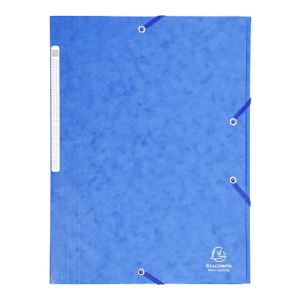 Picture of CAPA COM 3 ABAS E ELÁSTICOS A4 CLA 425GR EXACOMPTA AZUL (17105E)