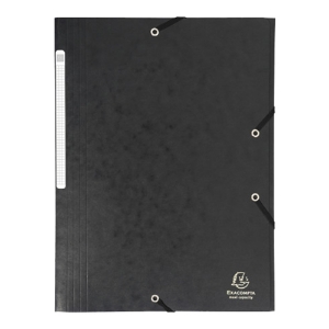 Picture of CAPA COM 3 ABAS E ELÁSTICOS A4 CLA 425GR EXACOMPTA PRETO (17116E)