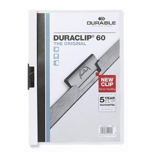 Imagem de CLASSIFICADOR C/CLIP DURABLE 2209 A4 P/60F CINZA 10