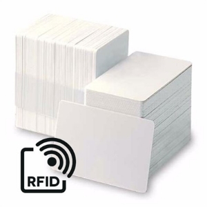 Imagem de Cartão PVC Branco RFID 125KHz R/O compatível EM4102 ISO