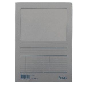 Picture of DOSSIER PROTOCOLO A4 CLA 140GR FEGOL 76395 CINZA