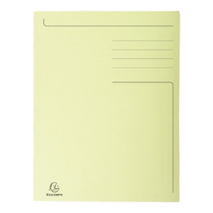 Picture of DOSSIER EXACOMPTA A4 CLA 280GR COM 3 ABAS AMARELO (449005E)