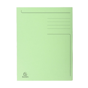 Picture of DOSSIER EXACOMPTA A4 CLA 280GR COM 3 ABAS VERDE (449013E)