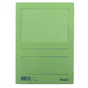 Picture of DOSSIER PROTOCOLO A4 CLA 140GR FEGOL 76395 VERDE