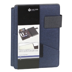 Picture of PASTA DOCUMENTOS A4 COM BLOCO CARCHIVO VENTURE AZUL (23010009)