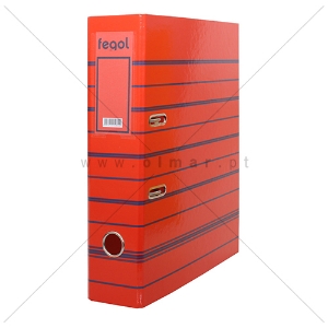 Picture of PASTA ARQUIVO A4 FEGOL L80 RISCAS VERMELHA