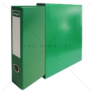 Picture of PASTA ARQUIVO COM CAIXA A4 FEGOL L/E 300/40 VERDE