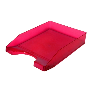Picture of TABULEIRO DE SECRETÁRIA SIMPLES FEGOL VERMELHO TRANSLÚCIDO