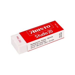 Picture of BORRACHA ARISTO STUDIO 20 BRANCA AR87820