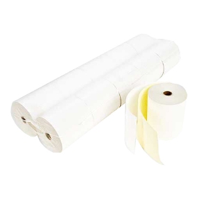 Picture of ROLO PAPEL 3 VIAS AUTOCOPIATIVO 70X70X11/2 BRANCO/ROSA/AMAR.