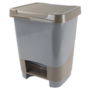 Imagem de CESTO LIXO PLÁSTICO COM TAMPA E PEDAL 30LT (2522)