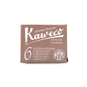 Picture of CX.6 CARTUCHOS TINTA KAWECO CASTANHO CARAMELO