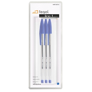 Picture of BLT.3 ESFEROG. FEGOL CRISTAL LINE 1 AZUL (LINE1-BLT3-2)