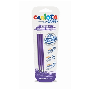 Picture of BLT.3 RECARGAS CARIOCA OOPS 0.7MM VIOLETA (43041/09)
