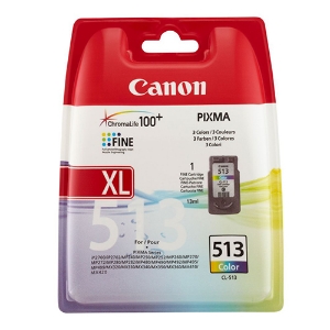 Picture of TINTEIRO ORIGINAL CANON CL-513 XL CORES ALTA CAPAC.