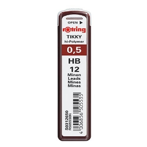 Picture of MINAS ROTRING 0.5MM-HB S0312650 (TB.12UDS)