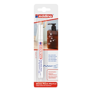 Picture of BLISTER COM 1 MARCADOR PERMANENTE EDDING 751 BRANCO 49