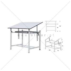 Picture of ESTIRADOR ROCADA RD-135 + PRANCHETA RD-803 80X120CM