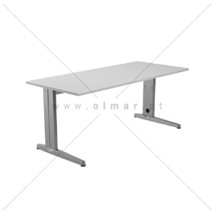 Picture of SECRETARIA ROCADA METAL 140X80 2001.AC02 CINZA