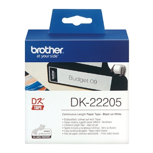 Picture of RL. ETIQ. BROTHER CONTINUO BRANCA 62MMX30MT DK-22205
