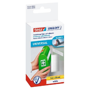 Picture of VELCRO TESA 55224-05 TIRA ADESIVA 20MMX1MT BRANCA