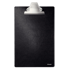Picture of PRANCHETA A4 PVC COM MOLA ESSELTE JUMBO PRETO (604037)