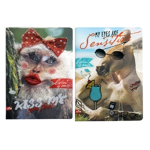 Picture of CADERNO AGRAFADO CAPA PP A4 60FOLHAS PREMIUM POLYPROPILEN XADREZ