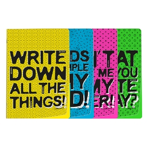 Picture of CADERNO AGRAFADO CAPA PP A5 48FOLHAS PAJORY FLEX.PRINT XADREZ