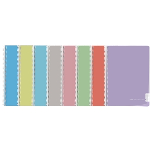 Picture of CADERNO ESPIRAL CAPA PP A4 120FOLHAS PAJORY PASTEL XADREZ
