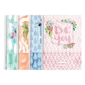 Picture of CADERNO ESPIRAL CAPA PP A4 80F PAJORY BE XADREZ