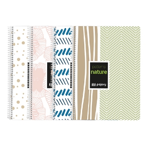 Picture of CADERNO ESPIRAL CAPA PP A4 80FOLHAS PAJORY MODELL PAUTADO