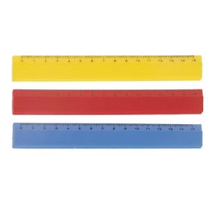 Picture of RÉGUA PLÁSTICO 15CM PAJORY OPACA CORES SORTIDAS