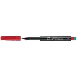 Picture of MARCADOR ACETATO/CD FABER-CASTELL OH LUX SF VERMELHO (1523-21)
