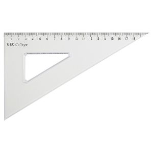 Picture of ESQUADRO 60º/20CM ARISTO GEOCOLLEGE E-23CM TRANSPARENTE AR23620