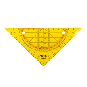 Picture of ESQUADRO GEOMÉTRICO 16CM ARISTO GEOFLEX LARANJA (AR23009NO)
